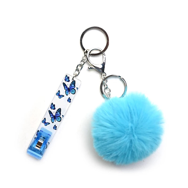 Blue Butterflies Card Grabber